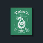Impressão Em Tela SLYTHERIN™ Pride Ambition Cunning Crest<br><div class="desc">Show your house pride with this bold Slytherin™ crest design, honoring the ambition and cunning that define this iconic Hogwarts™ house. Featuring the striking serpent coiled within a classic shield, the artwork highlights Slytherin’s core traits — Ambition, Pride, and Cunning — in a clean, vintage-inspired layout. Rendered in signature house...</div>