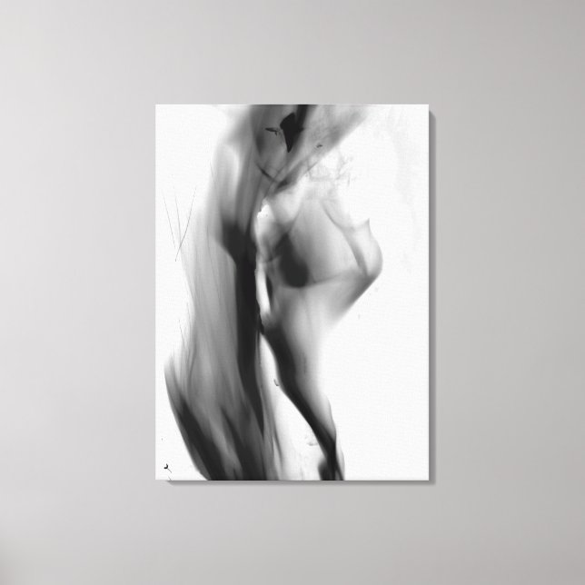 Impressão Em Tela Smokey flames (Frente)