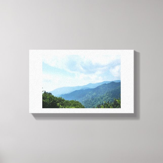 Impressão Em Tela Smokey Mountain (Frente)