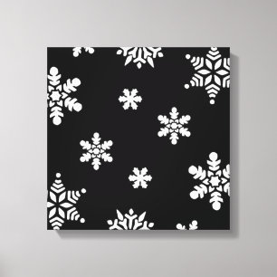 IMPRESSÃO EM TELA SNOWFLAKES DO INVERNO