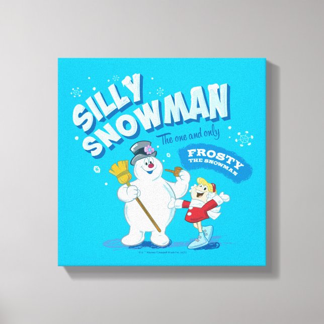Impressão Em Tela Snowman™ congelado | "Bobo Snowman" (Frente)