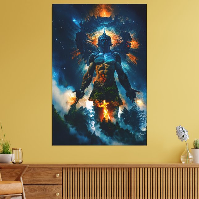 Impressão Em Tela So It Begins (Insitu(Sala de estar))