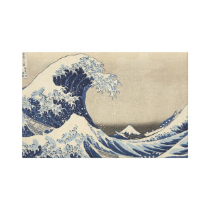 Impressão Em Tela Sob a onda de Kanagawa - A onda do Excelente
