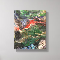 Sob a série Sea Fairy Tale pintura em verde