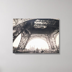 Impressão Em Tela Sob a Torre Eiffel, antes de subir, de 'L'