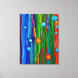 Impressão Em Tela Sob o mar