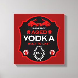 Impressão Em Tela Sobre O Morro Em Vodka Drinker