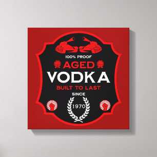 Impressão Em Tela Sobre O Morro Em Vodka Drinker