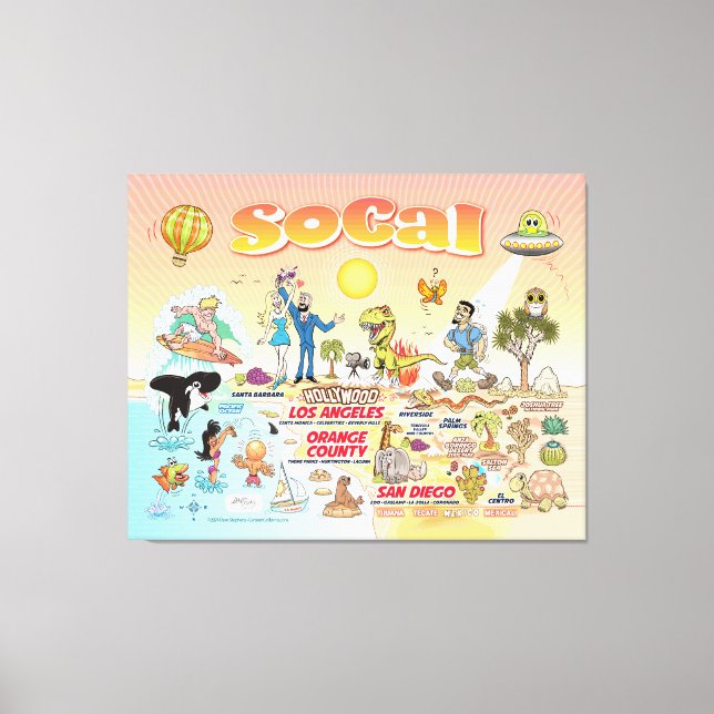 Impressão Em Tela SoCal (Frente)