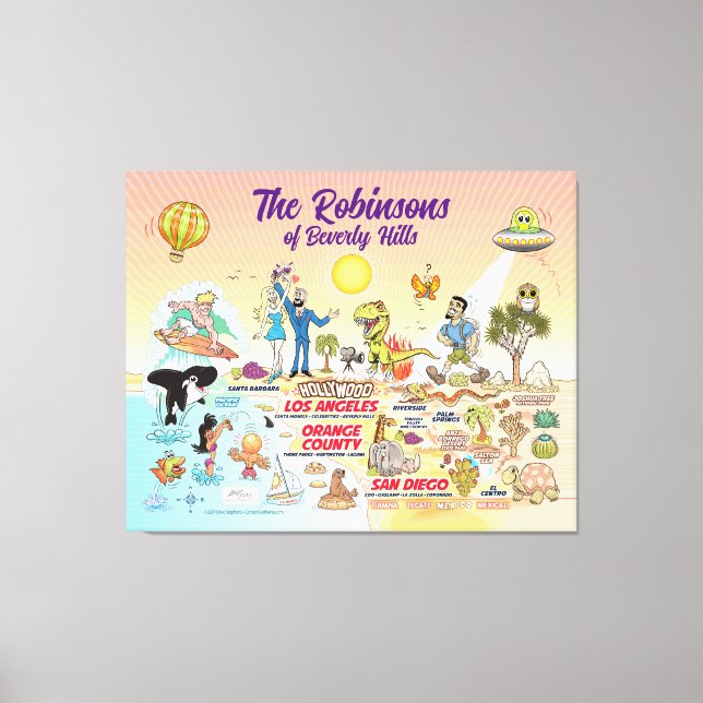 Impressão Em Tela SoCal Personalizado (Frente)