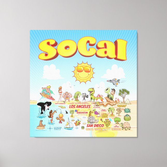 Impressão Em Tela SoCal Wall Art (Frente)