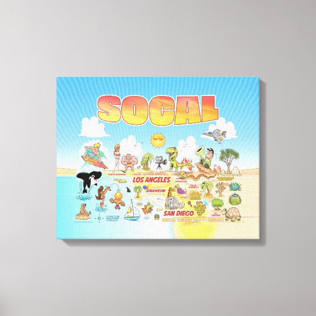 Impressão Em Tela SoCal Wall Art (Frente)