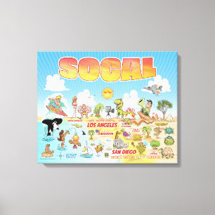Impressão Em Tela SoCal Wall Art