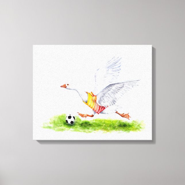 Impressão Em Tela Soccer Goose (Frente)