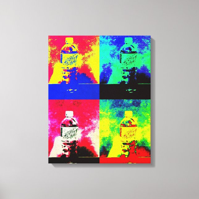 Impressão Em Tela Soda pop art (Frente)