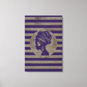 Impressão Em Tela Sofisticada Luxo Africano Caribenho Mudcloth