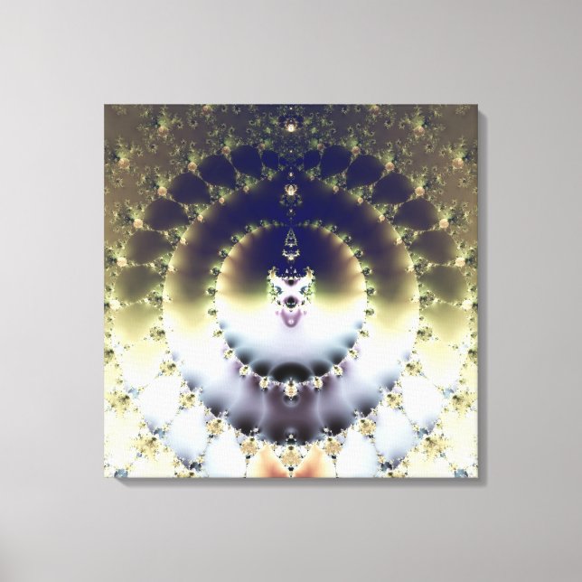 Impressão Em Tela Sol psicodélico (Frente)