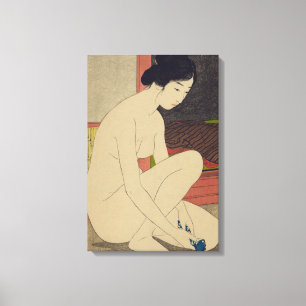 Impressão Em Tela Soldado americano a cavalo cerca do vintage 1848