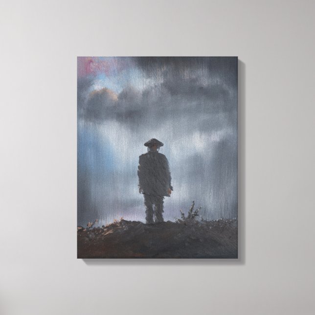Impressão Em Tela Soldado desconhecido Primeira Guerra Mundial 2014 (Frente)