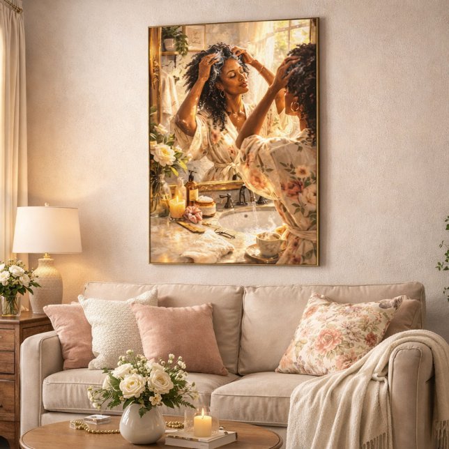 Impressão Em Tela Solidão Sagrada: Santa Quietude com Deus (Criador carregado)