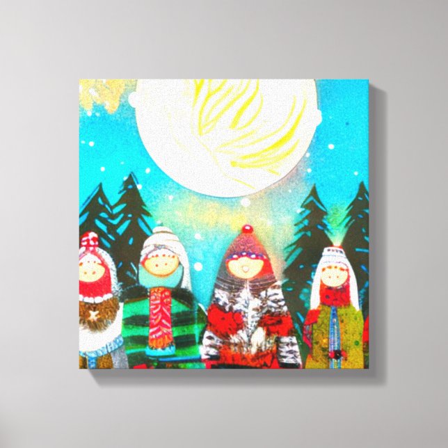 Impressão Em Tela Solstício de inverno (Frente)