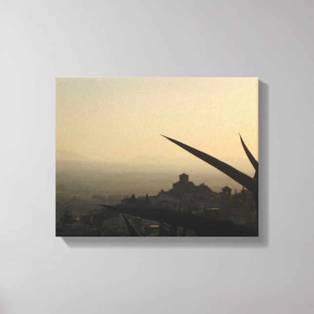 Impressão Em Tela Solteiro de Espanha de Granada (Frente)