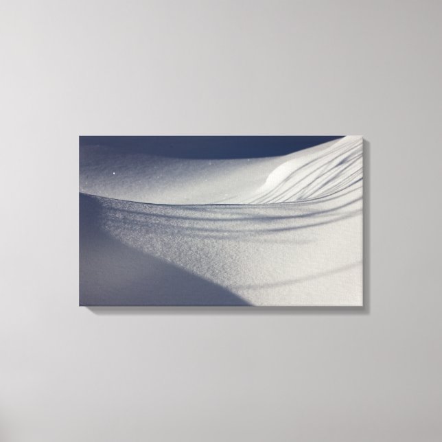 Impressão Em Tela Sombras sobre neve intocada CC0099 (Frente)