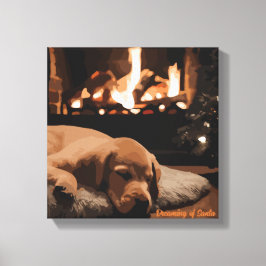 Impressão Em Tela Sonhar com Papais noeis