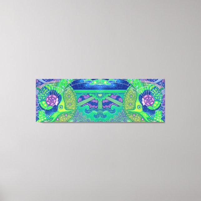 Impressão Em Tela Sonho da lua de cheio (Frente)