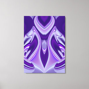 Impressão Em Tela Sonho de Flor Roxo