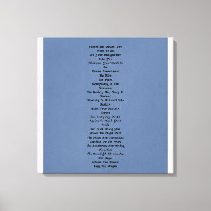 Impressão Em Tela Sonho Tremendo