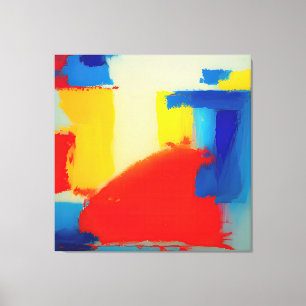 Impressão Em Tela "Sonhos de Cobalto" Abstrato Art