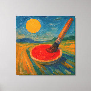 Impressão Em Tela Sonhos de fruta-sol