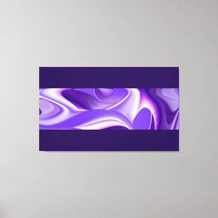 Impressão Em Tela Sonhos de neve roxa, Abstrato Fantasia Arte Arco-