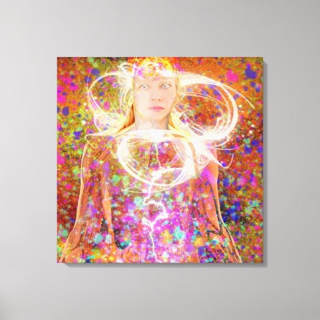 Impressão Em Tela Sonhos Elétricos (Frente)