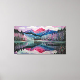 Impressão Em Tela Sonhos Refletidos