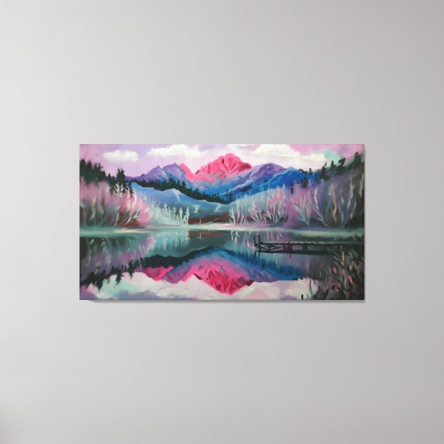 Impressão Em Tela Sonhos Refletidos (Frente)