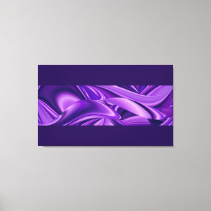 Impressão Em Tela Sonhos Roxos, Abstrato Fantasia Arte Arco-Íris