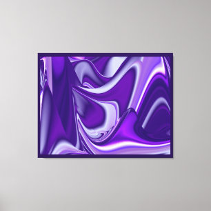 Impressão Em Tela Sonhos Roxos, Arte Arco Arco-Íris Abstrato Fantas