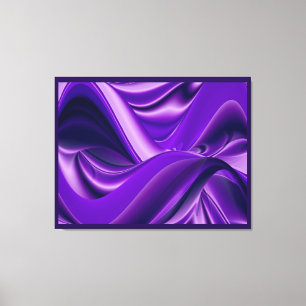 Impressão Em Tela Sonhos Roxos, Arte Arco Arco-Íris Abstrato Fantasi