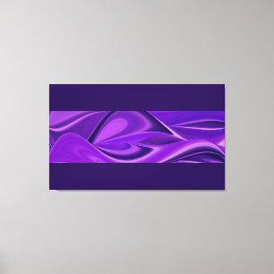 Impressão Em Tela Sonhos Roxos, Arte Arco Arco-Íris Abstrato Fantasi