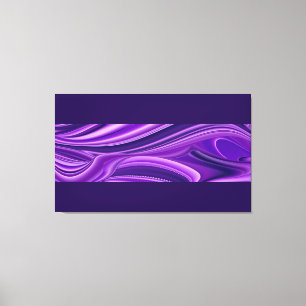 Impressão Em Tela Sonhos Roxos, Arte Arco Arco-Íris Abstrato Fantasi