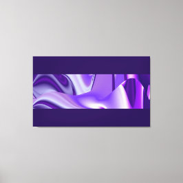 Impressão Em Tela Sonhos Roxos, Arte Arco Arco-Íris Abstrato Fantasi