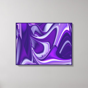 Impressão Em Tela Sonhos Roxos, Arte de Arco-Íris de Fantasia Abstra