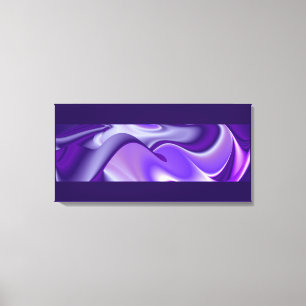 Impressão Em Tela Sonhos Roxos, Arte de Arco-Íris de Fantasia Abstra