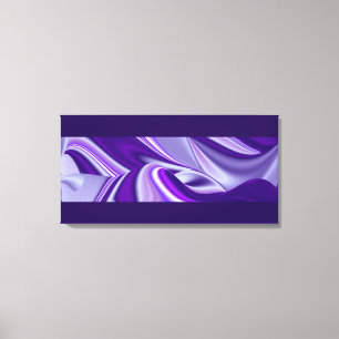Impressão Em Tela Sonhos Roxos, Arte de Arco-Íris de Fantasia Abstra
