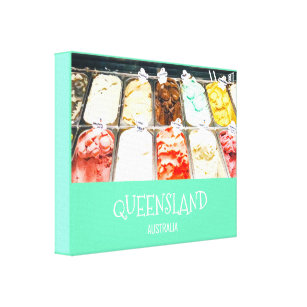 Impressão Em Tela Sorbet sorvete Queensland Austrália viagem impress