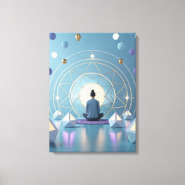 Impressão Em Tela Sound of Silence Meditative Abstract 