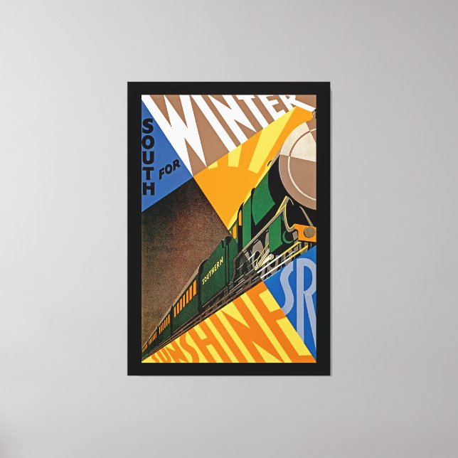 Impressão Em Tela South For Winter Sunshine (Frente)