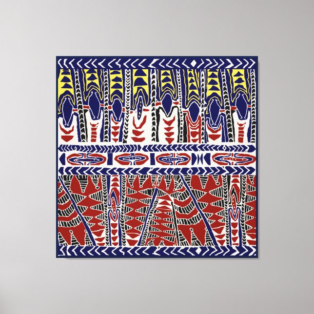 Impressão Em Tela South Seas Samoa Batik (Frente)